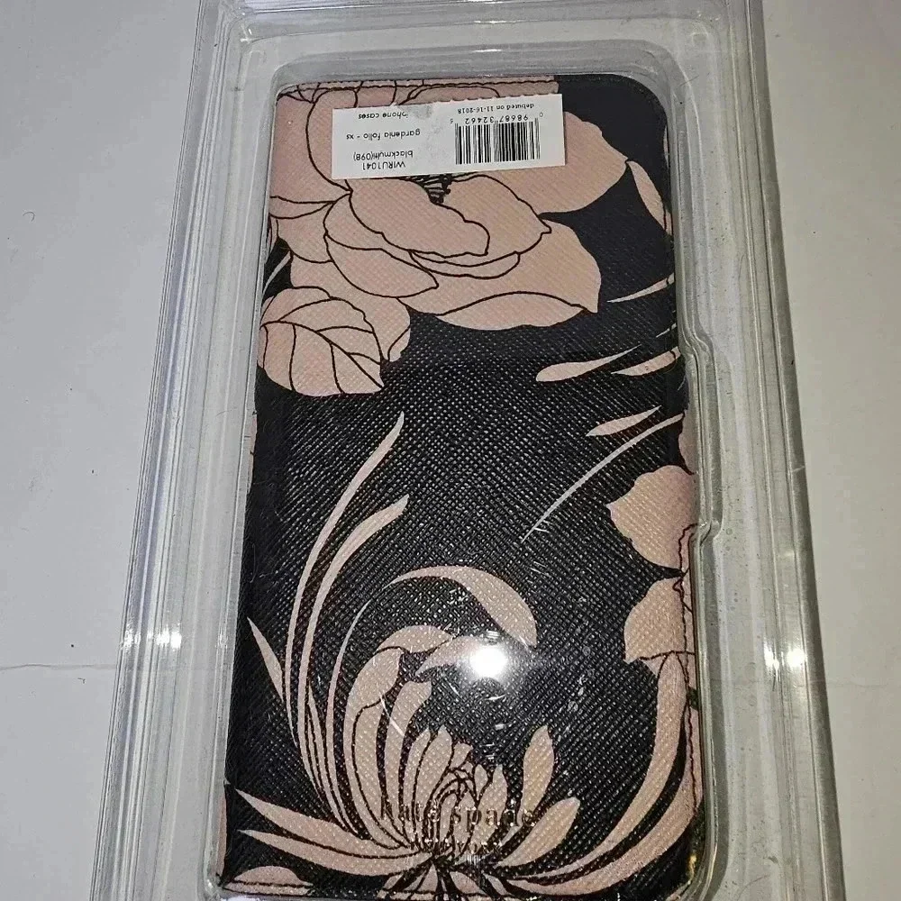 KATE SPADE‎ GARDENIA FOLIO IPHONE CASE WIRU1041 - BLACKMULTI - XS